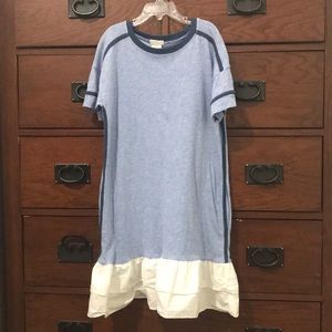 New w/o Tags: Crewcuts Ruffled T-shirt Dress